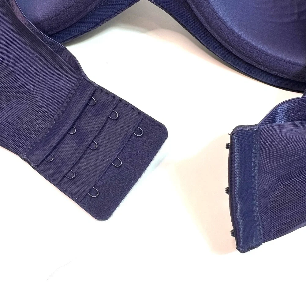 NWT Wacoal Ultimate Side Smoother T-Shirt Bra Navy Blue Size 42DDD